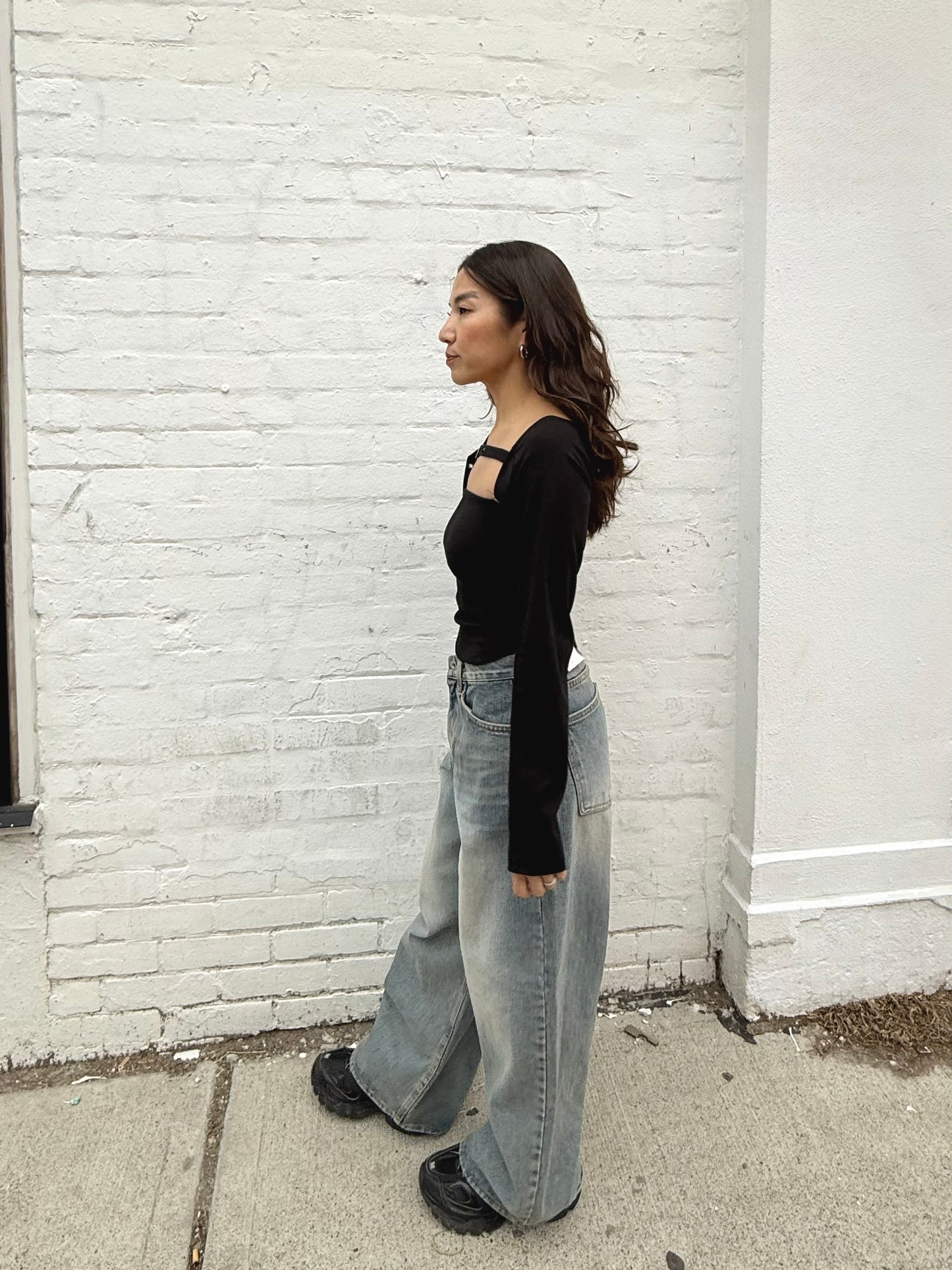 RUDY Belted neckline top