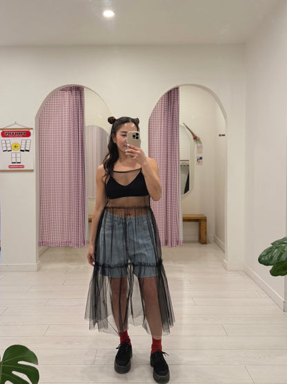 KAYA Sheer mesh dress