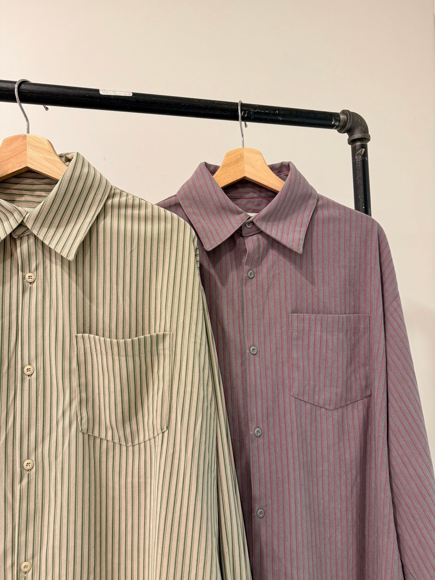 CHASE Stripe corduroy shirt