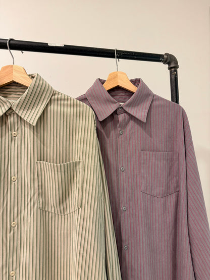 CHASE Stripe corduroy shirt