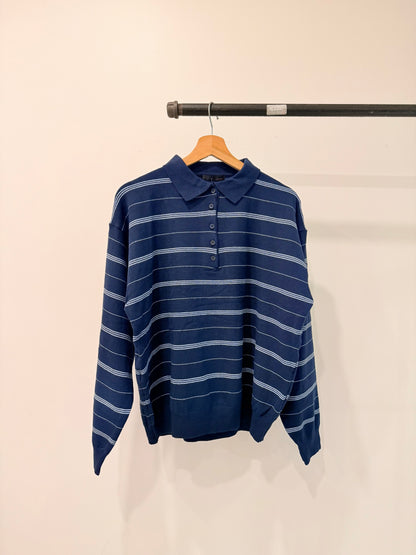DRAMA Stripe knit top