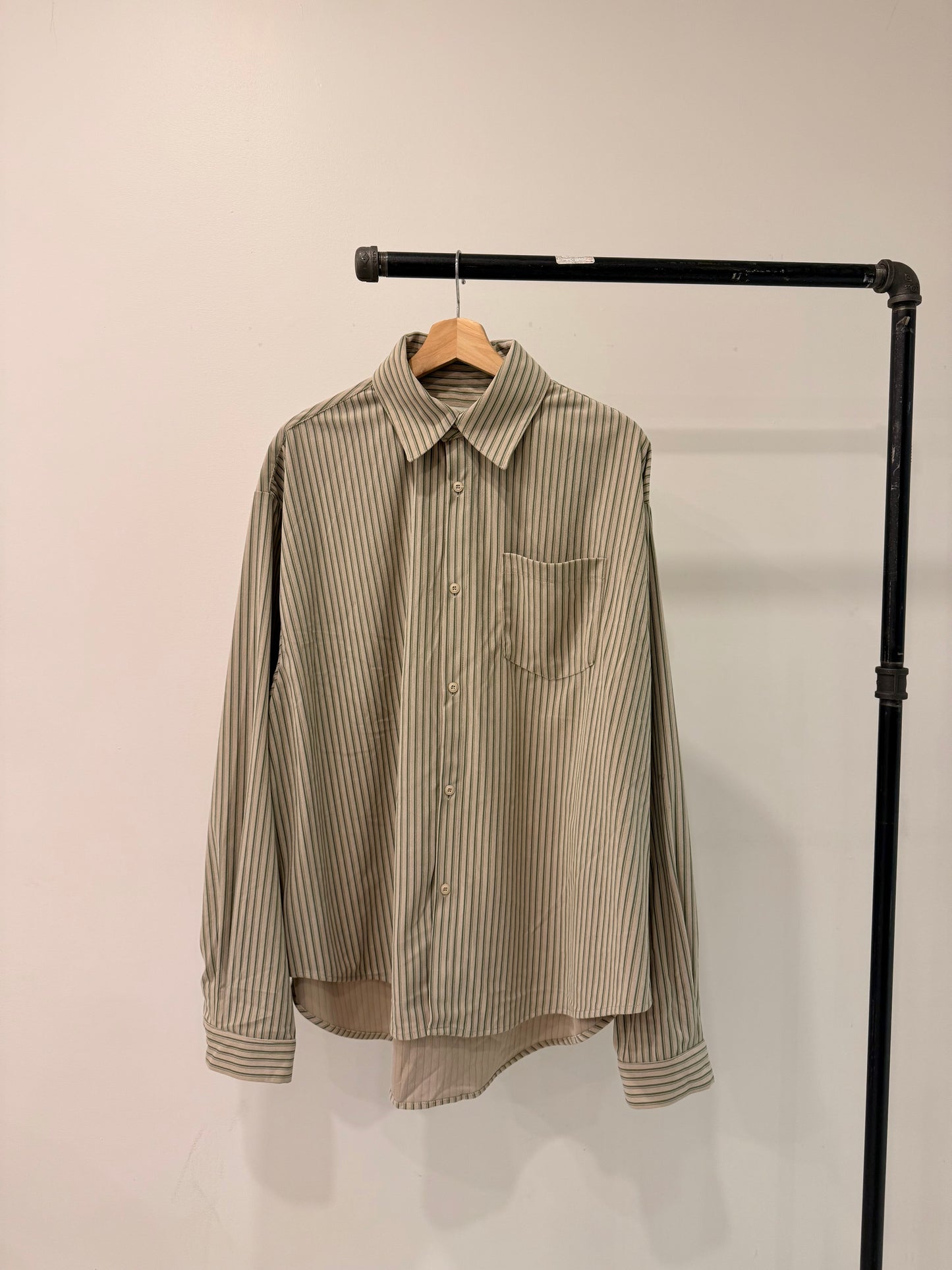 CHASE Stripe corduroy shirt