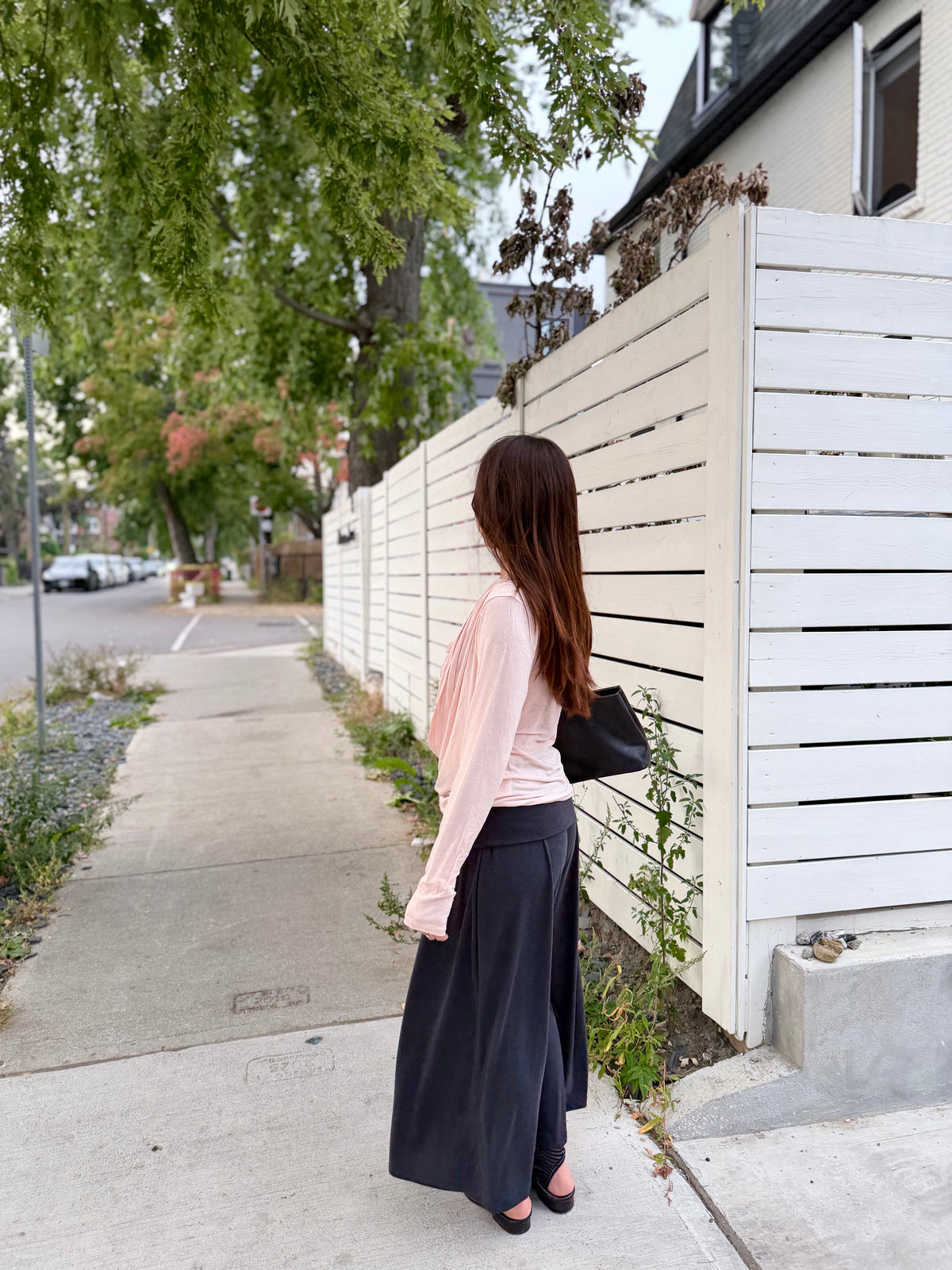 BRIDIE Drape wrap top