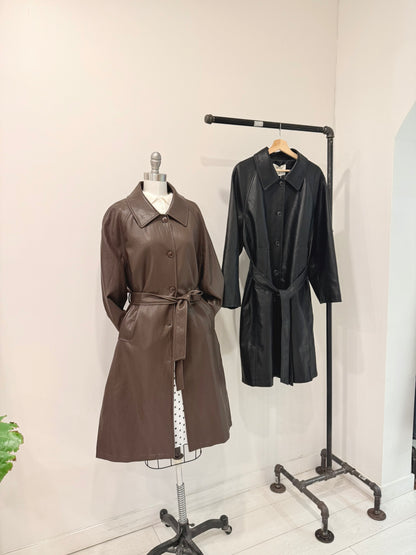 MAYBE Vegan leather coat