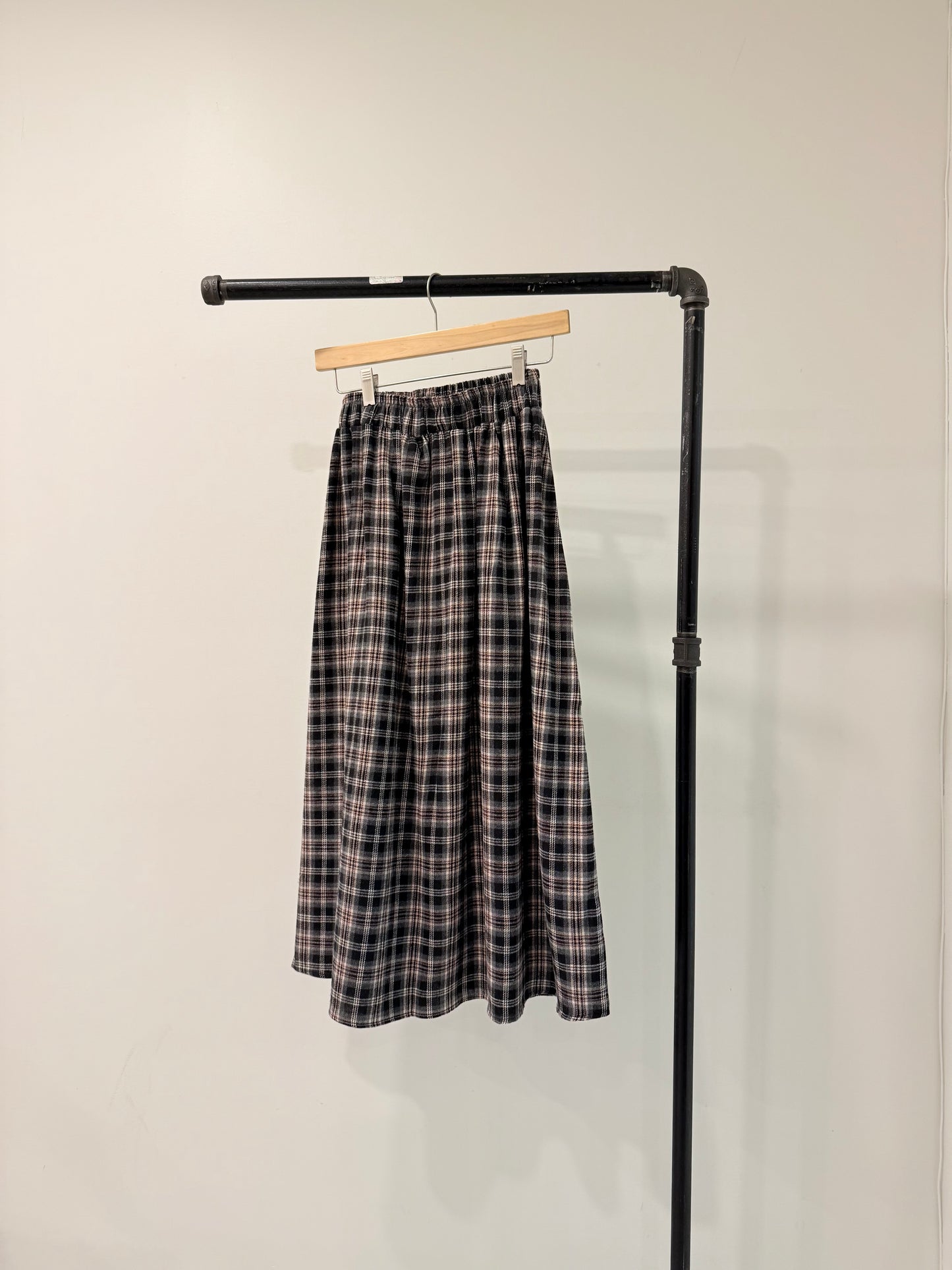 LIRA Plaid maxi skirt