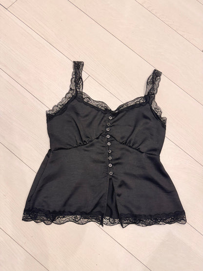 MELLO Satin lace top