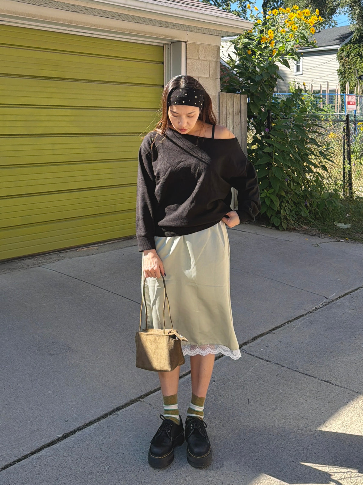 ROSIE Satin skirt