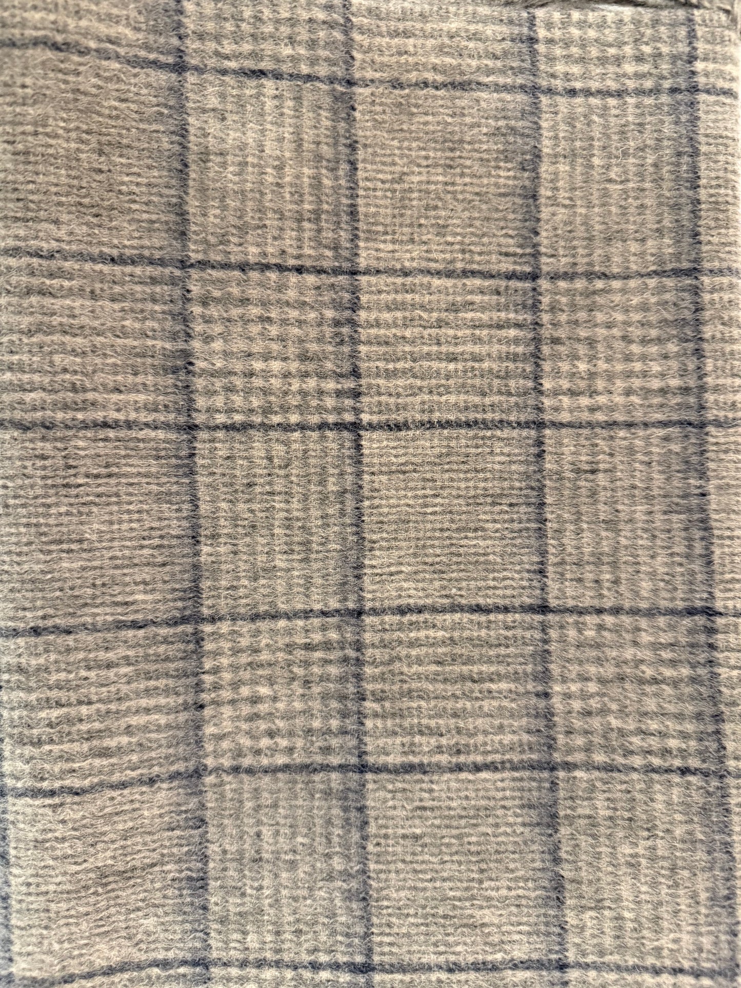 PART Plaid wool scarf