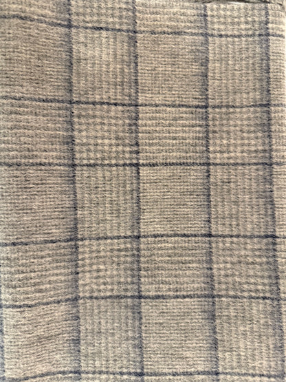 PART Plaid wool scarf