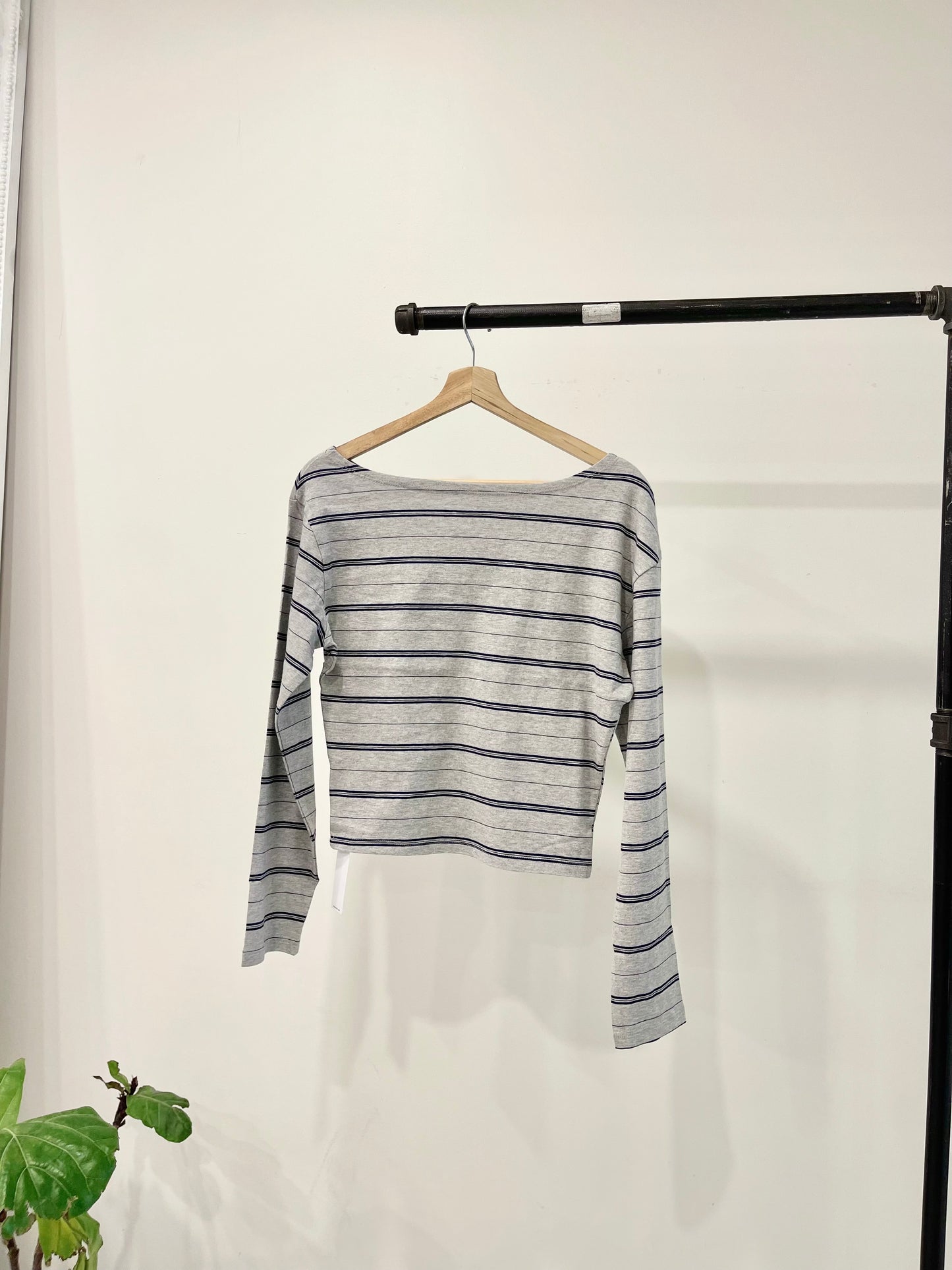 LIV Off-shoulder striped tee