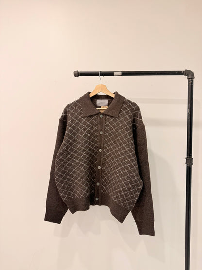 STOLEN Grid cardigan