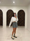 MILA Mini cargo skirt