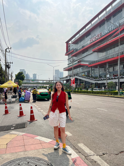 GEM Backless knit top