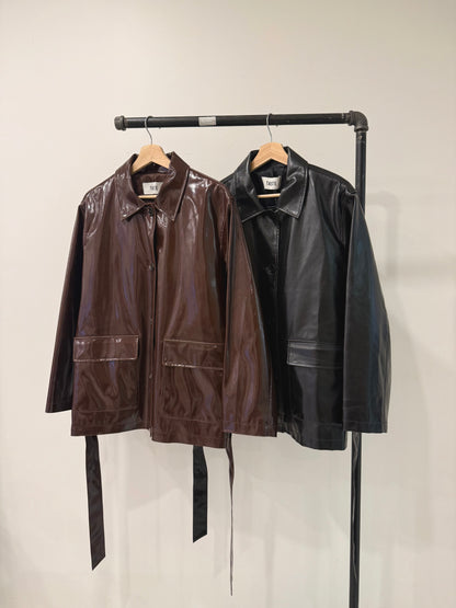 ANOTHER Patent leather jacket