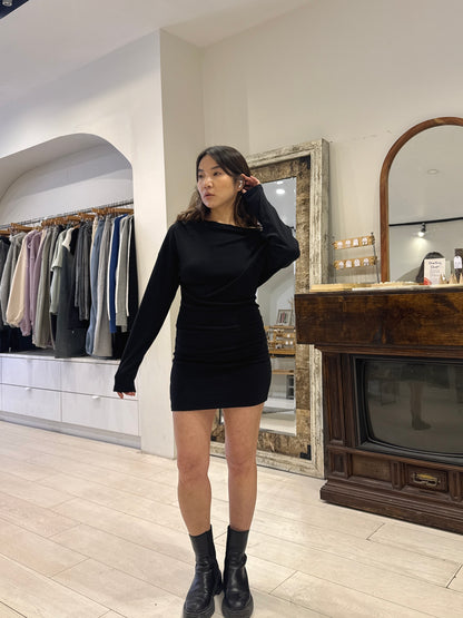 BOUT One shoulder grommet dress