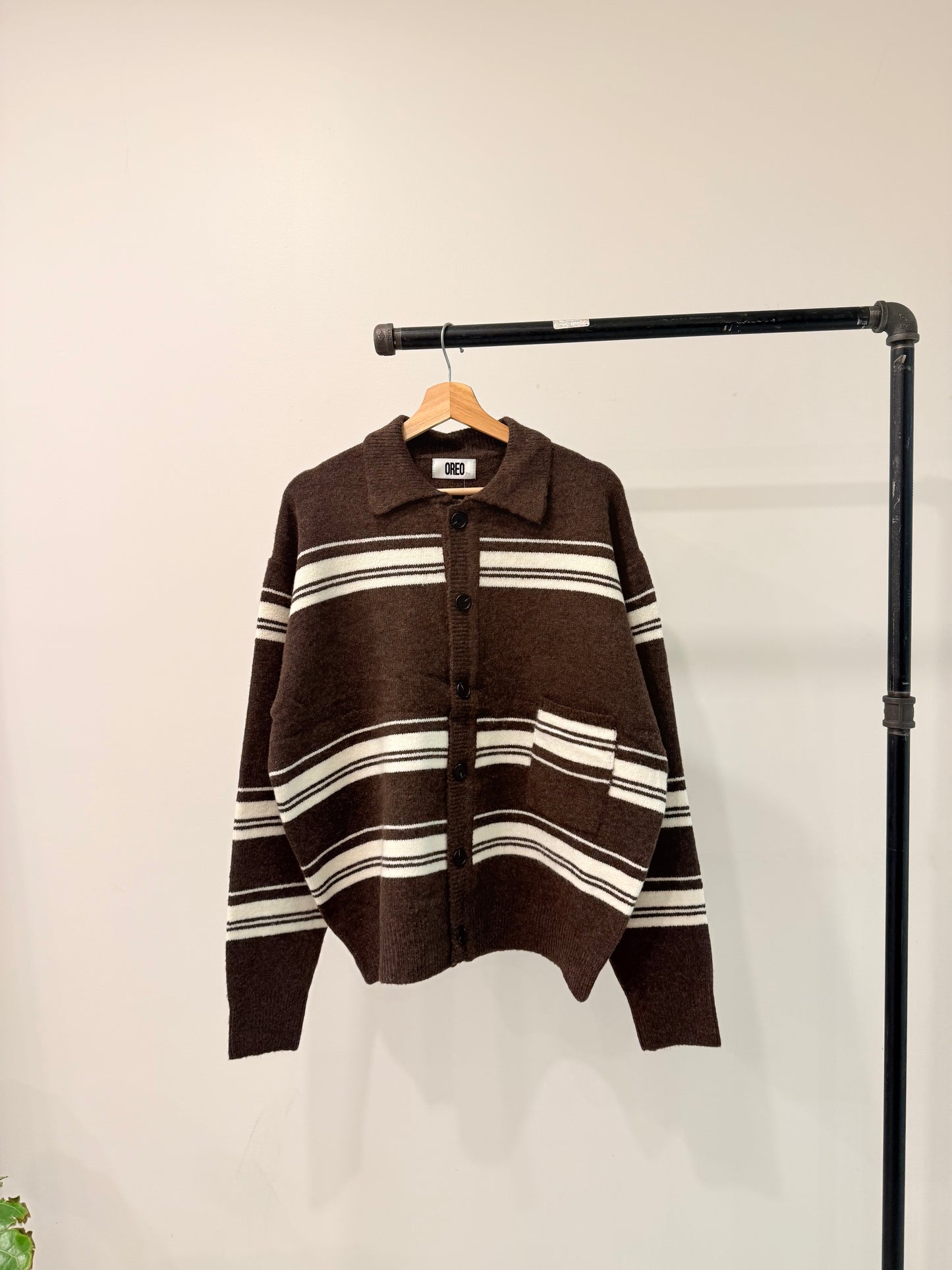 SAVANA Stripe cardigan