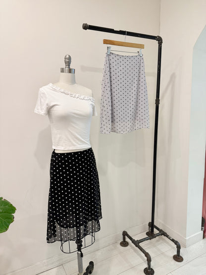 BOBO Polkadot midi skirt