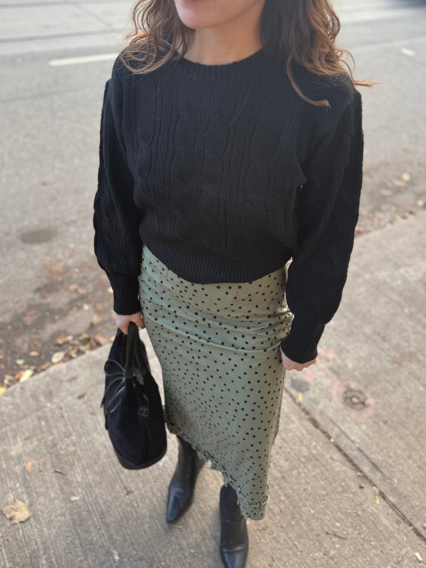 DIA Polkadot maxi skirt