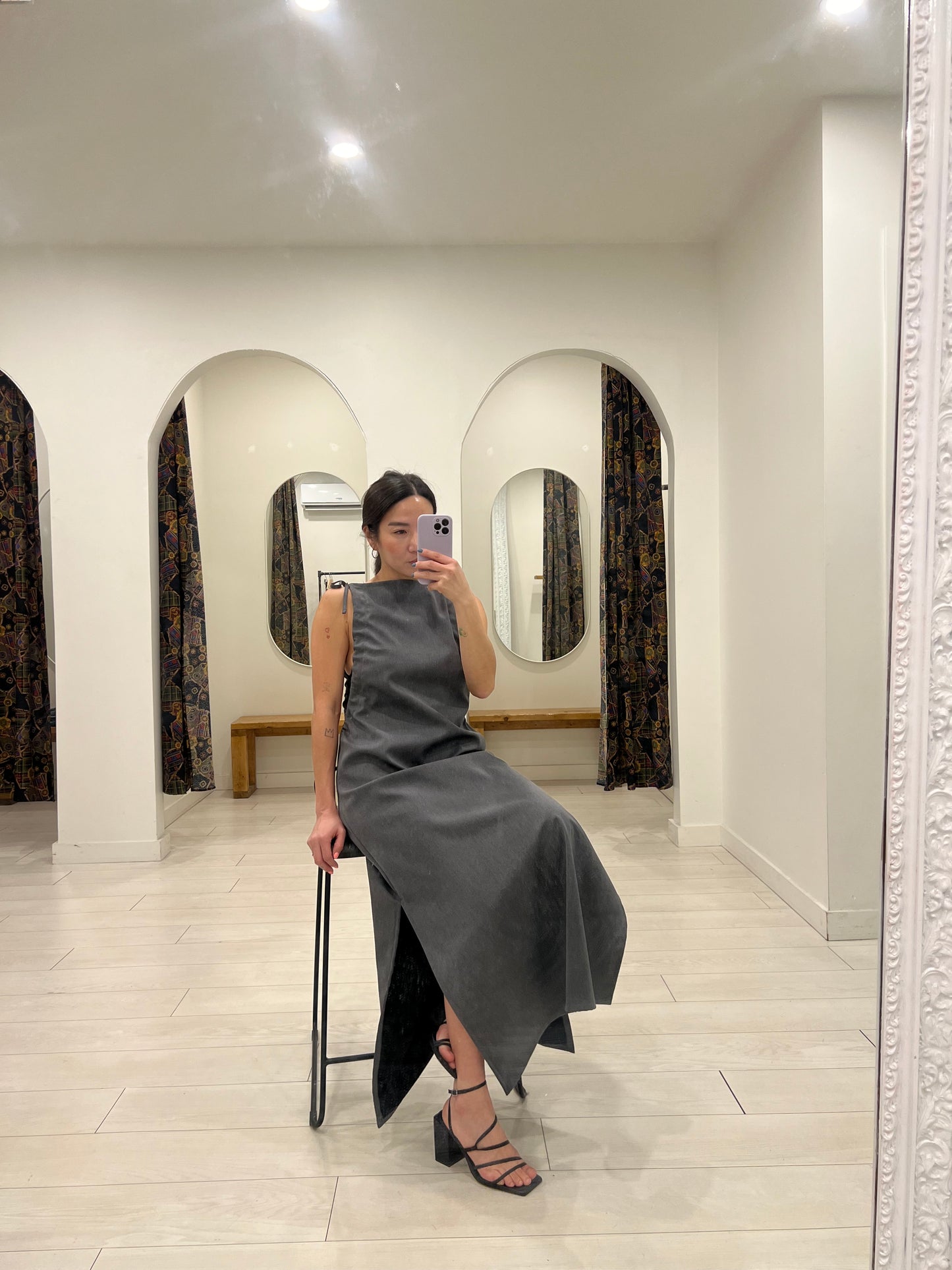 DOLLY Maxi slit dress