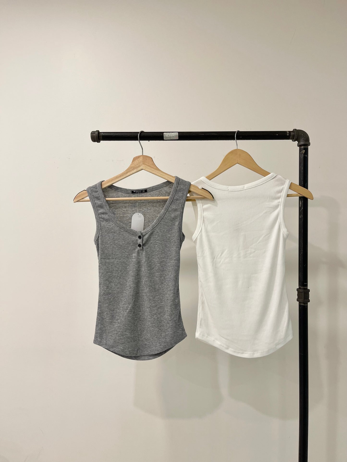 ESME Ribbed henley tank
