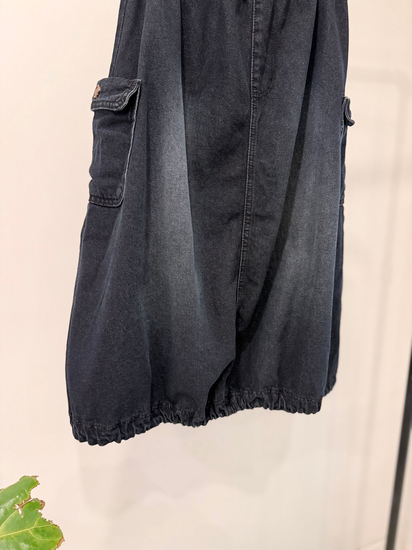 FLEET Denim balloon skirt