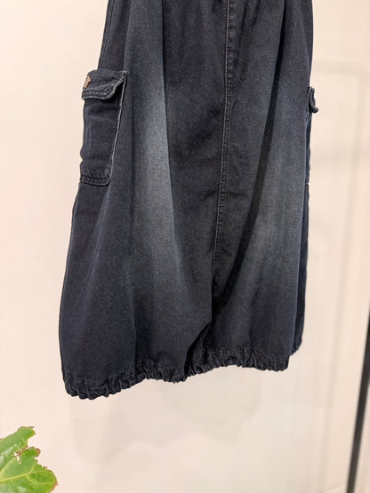 FLEET Denim balloon skirt