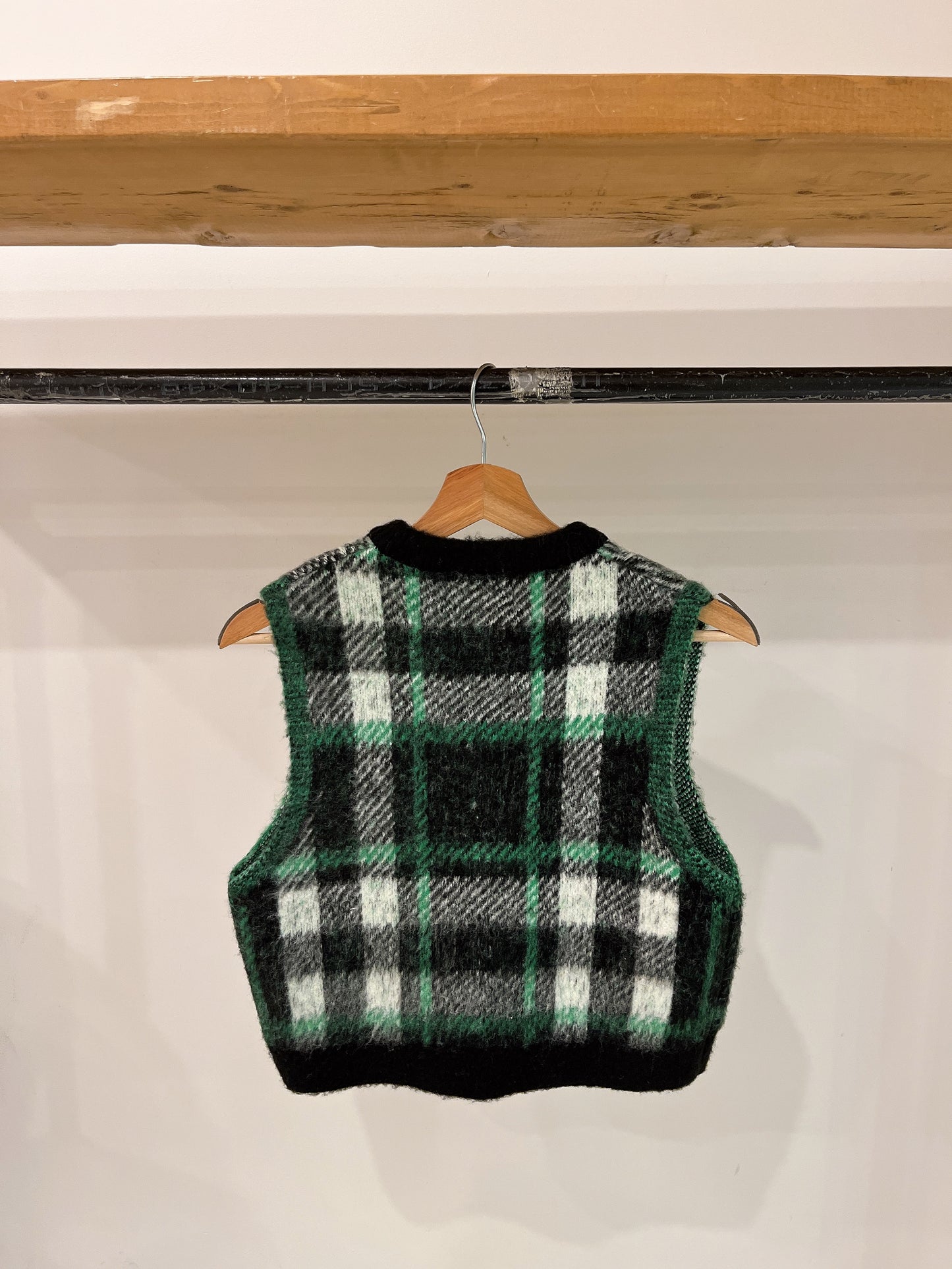 TIBY Plaid sweater vest