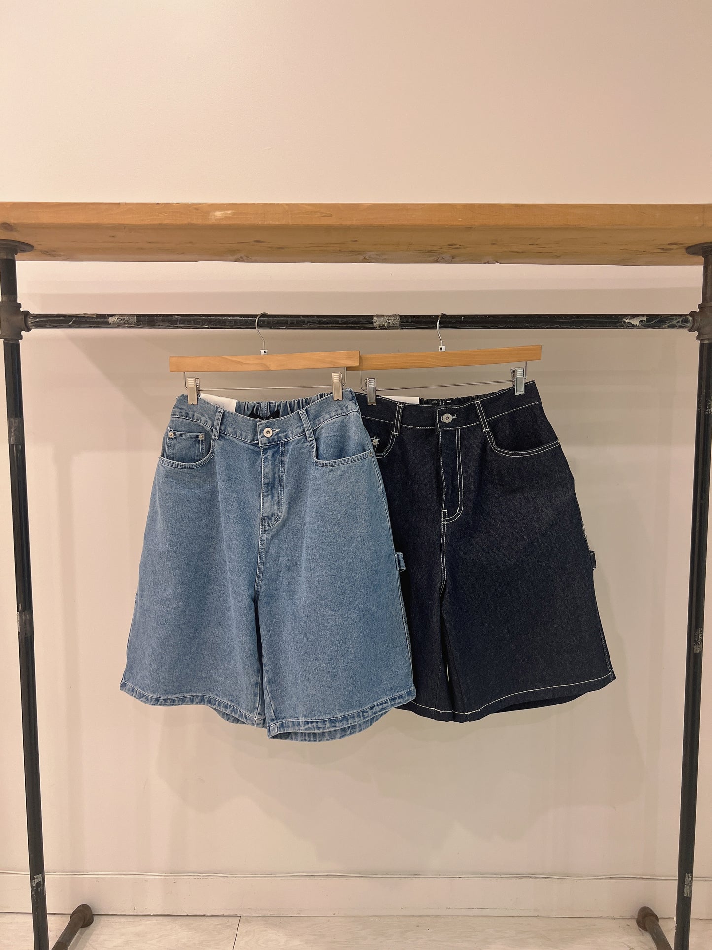 TALK Bermuda denim shorts