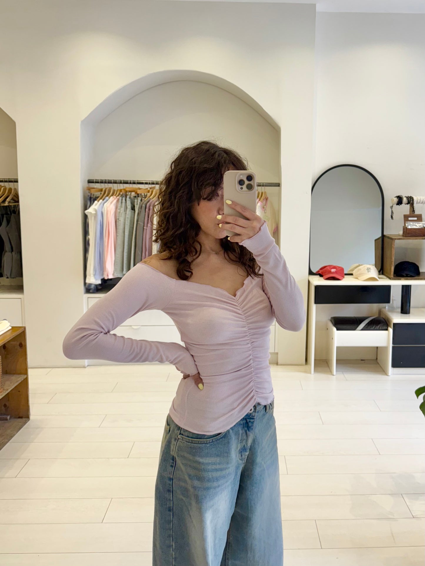 NOLA Off shoulder top