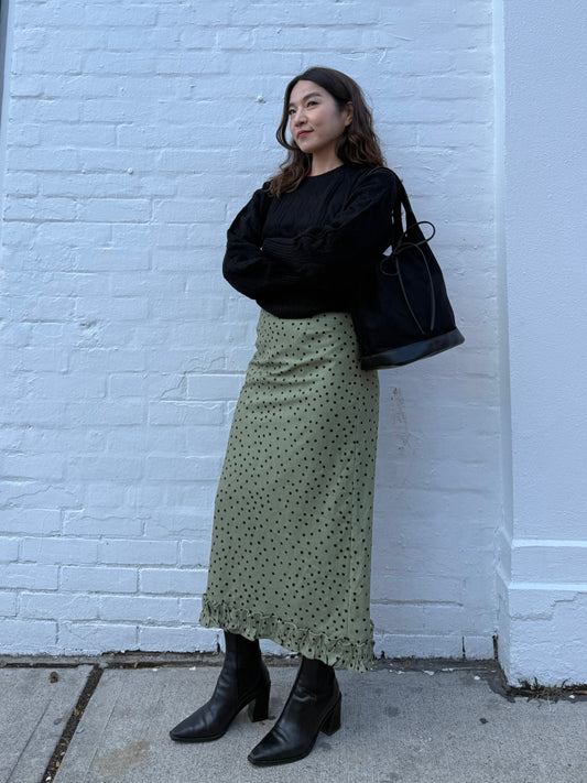 DIA Polkadot maxi skirt