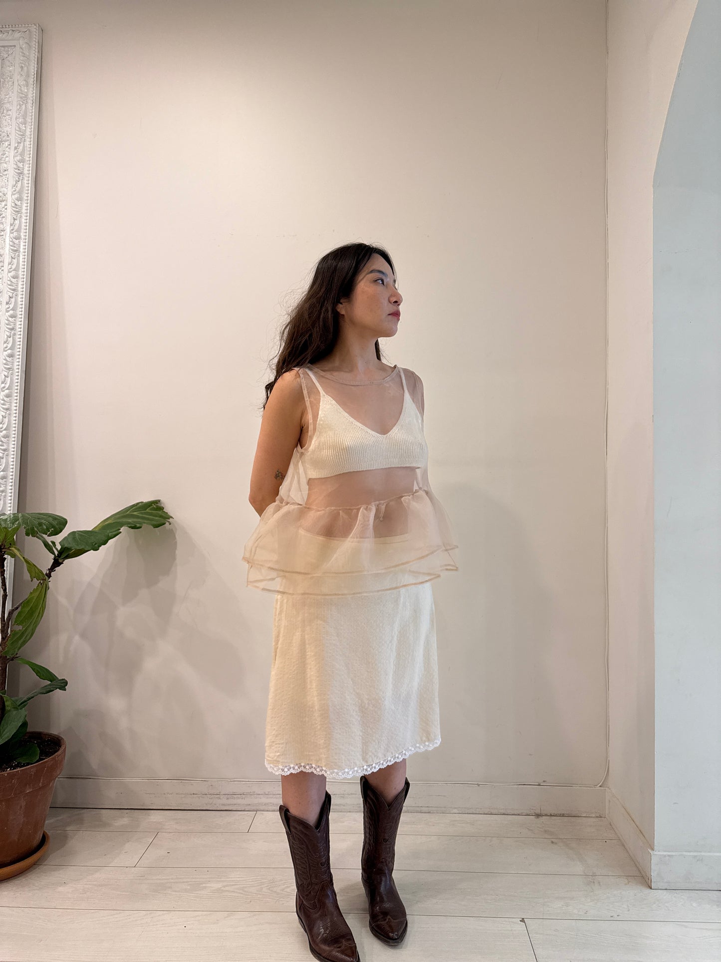 MOOD Sheer top
