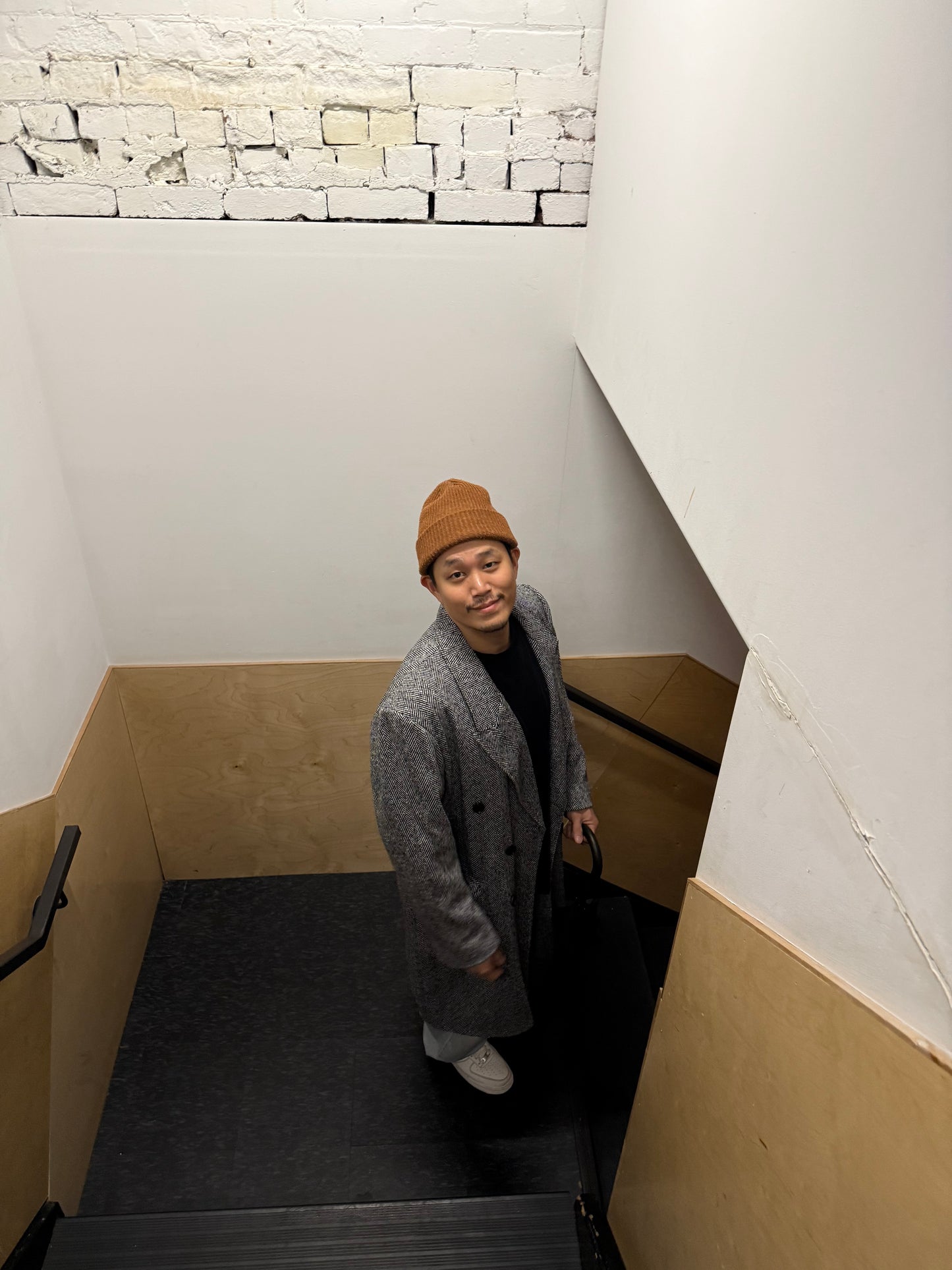 LIAMS Unisex herringbone coat