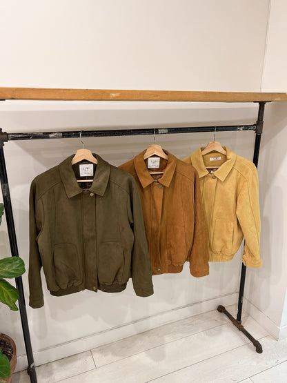 PAYO Suede bomber jacket