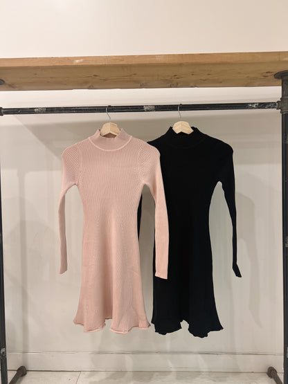 BARRE Mini turtleneck dress