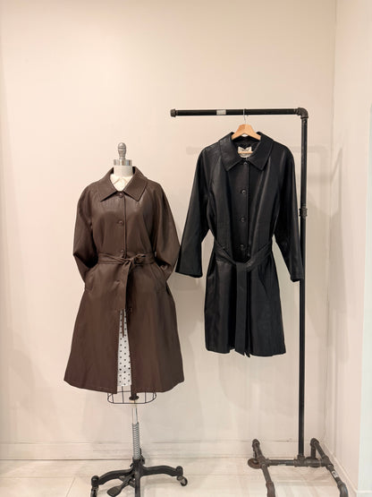 MAYBE Vegan leather coat