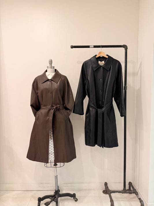 MAYBE Vegan leather coat