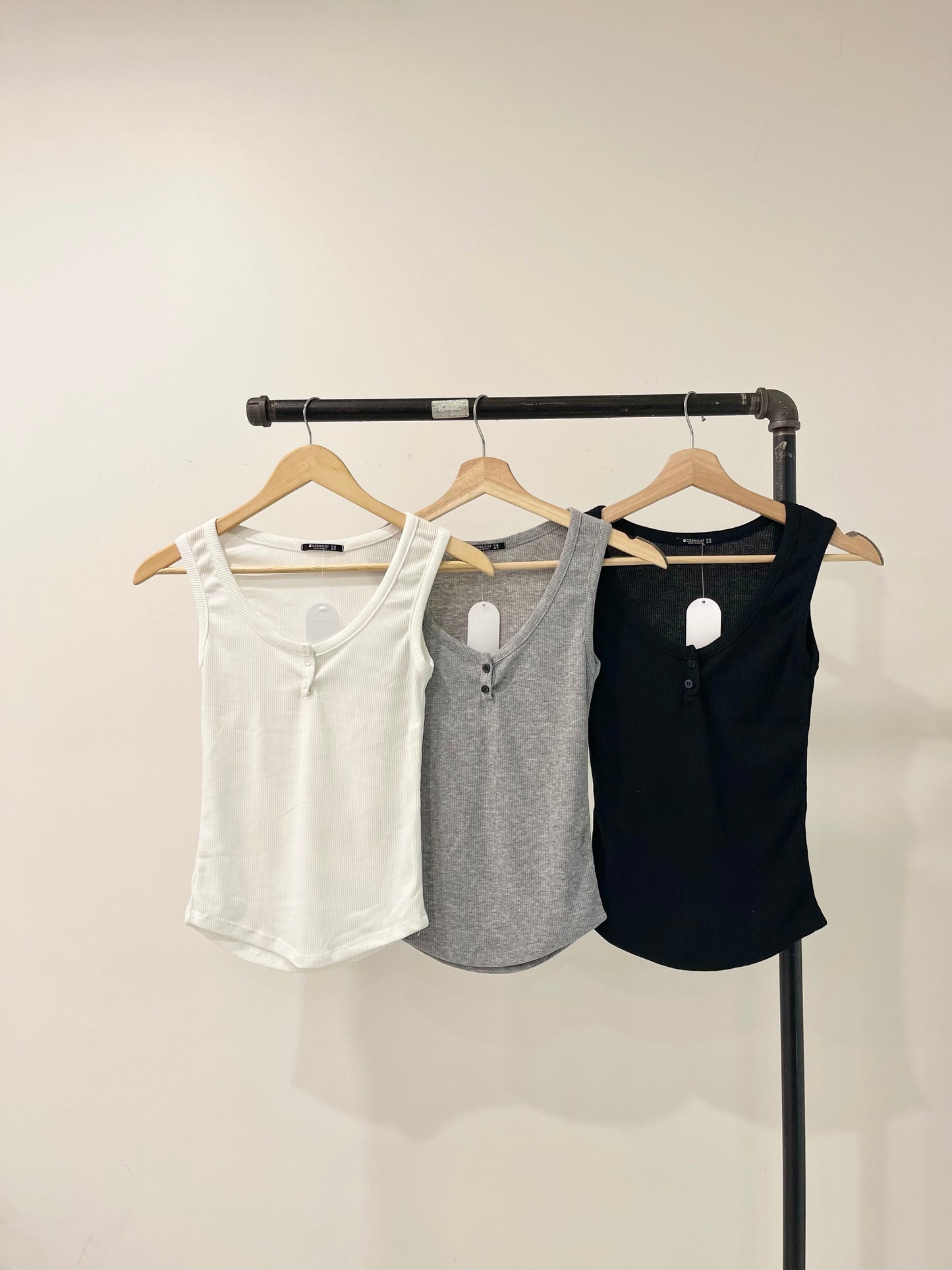ESME Ribbed henley tank