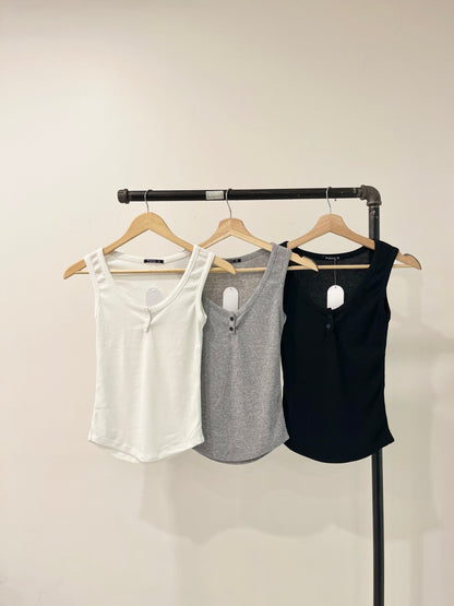ESME Ribbed henley tank