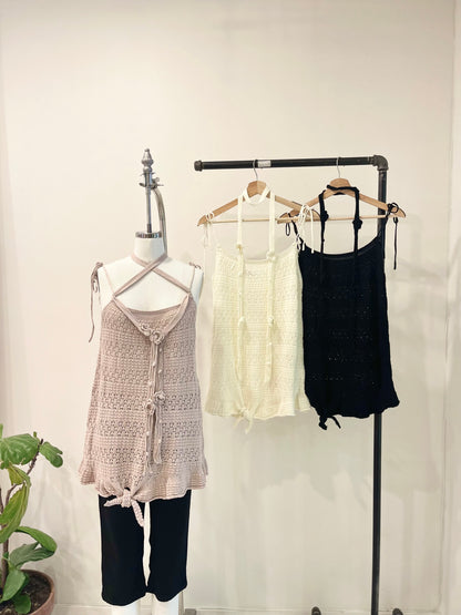 MILOU Crochet dress top