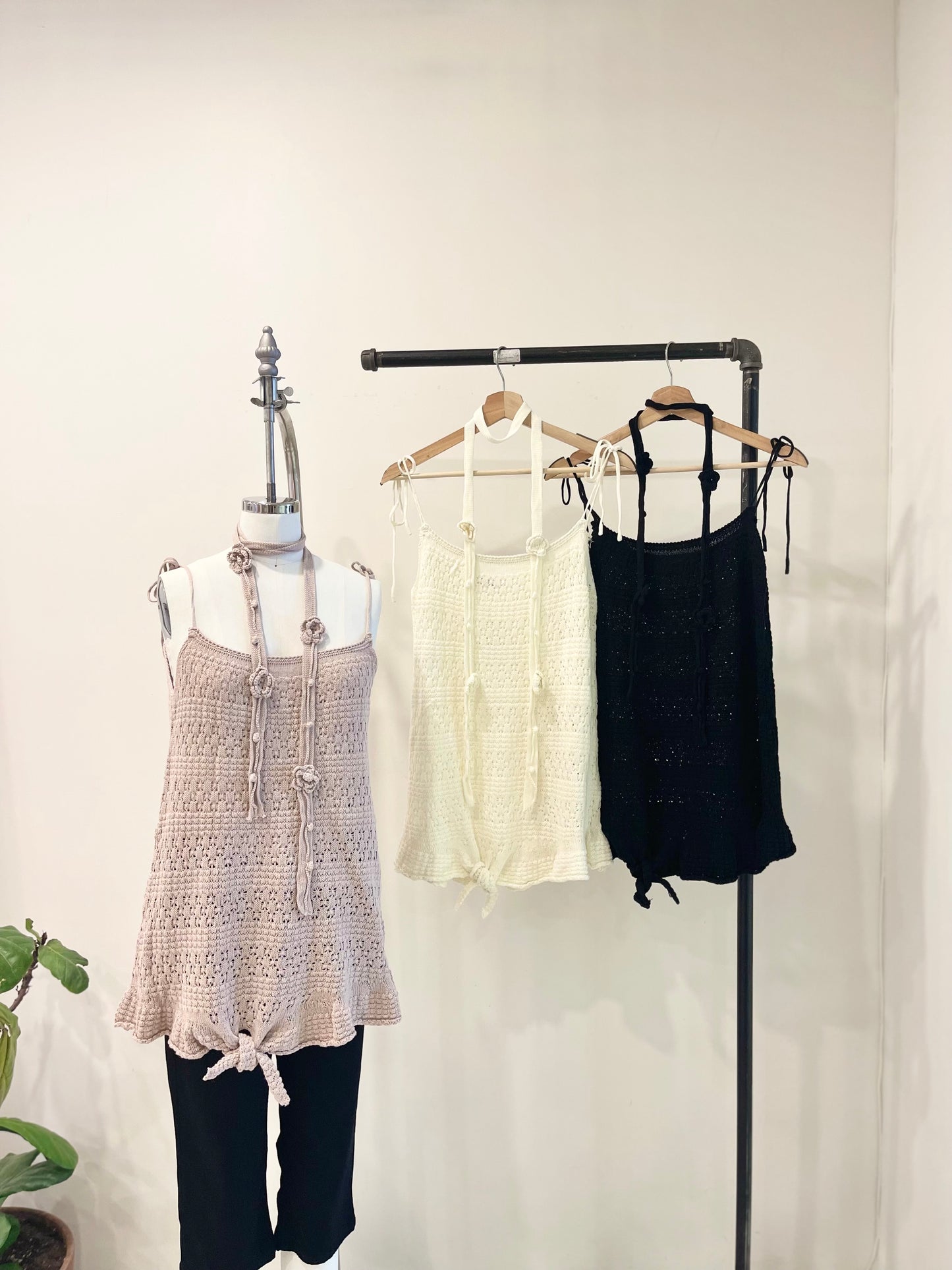 MILOU Crochet dress top