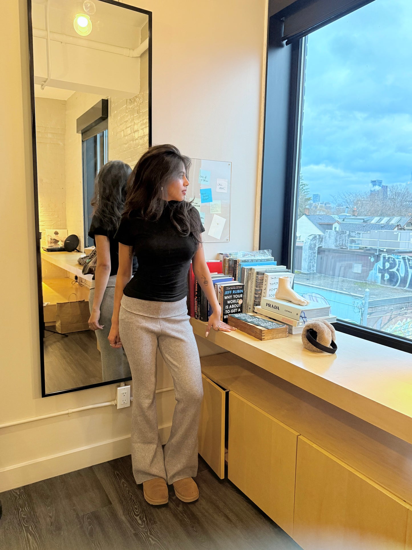 SABRINA Ribbed pants