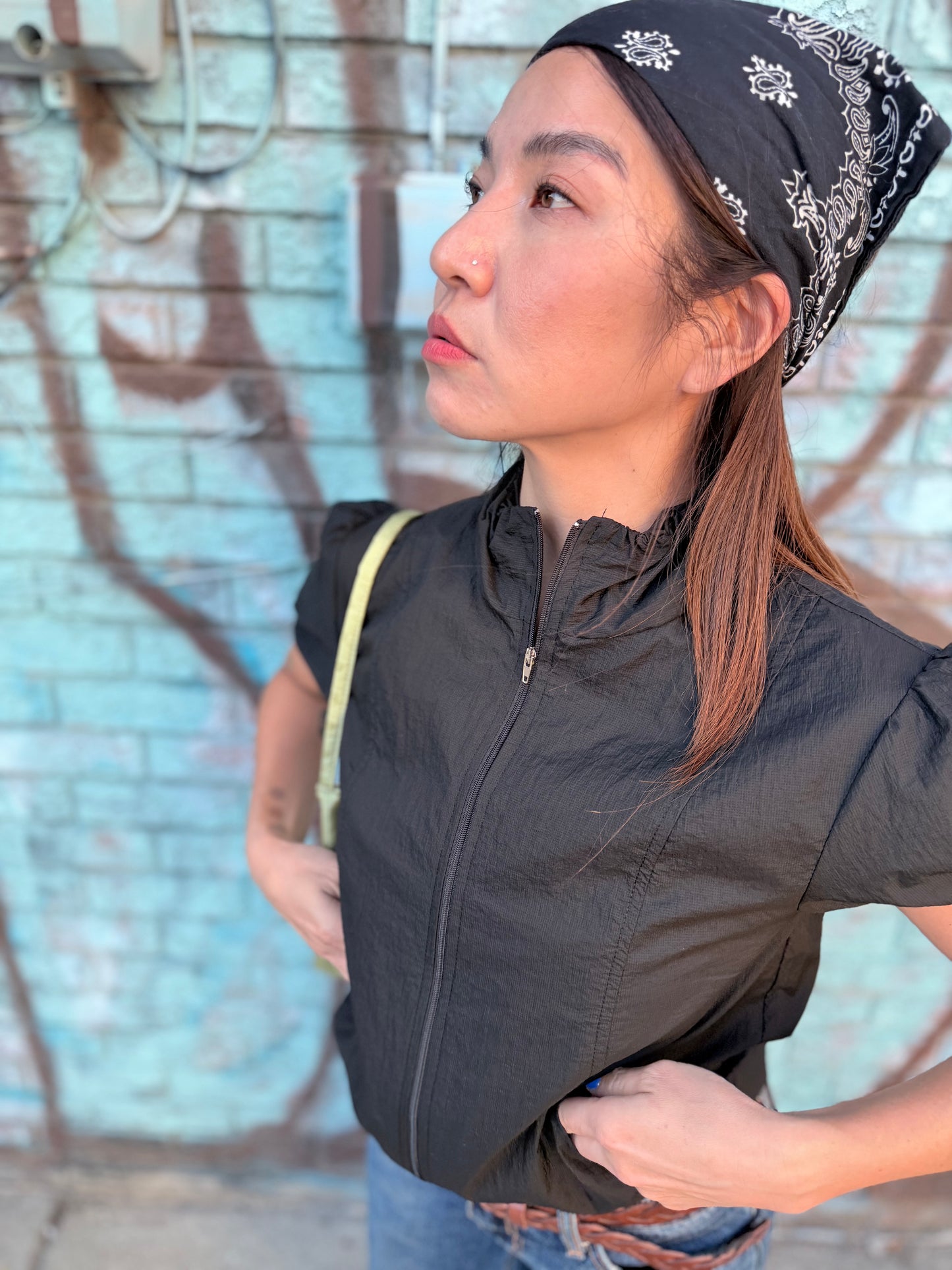 INGRID Cropped windbreaker