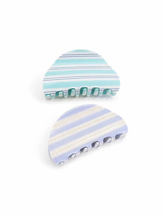 VERA Striped claw clip