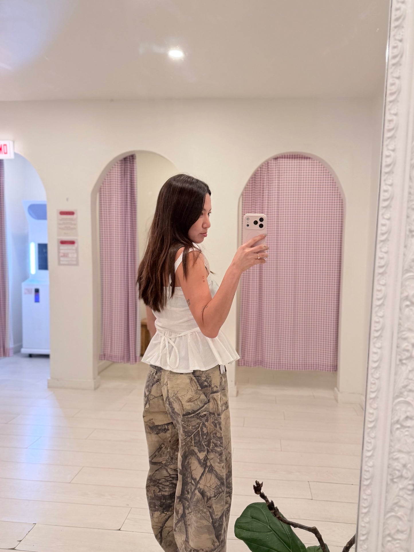 MARLOWE Peplum top