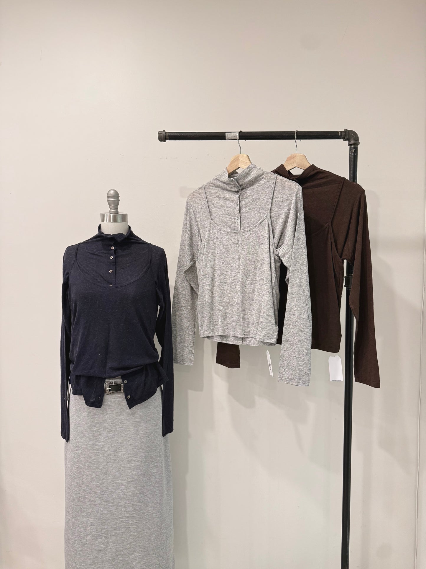 MUTE Soft cardigan set