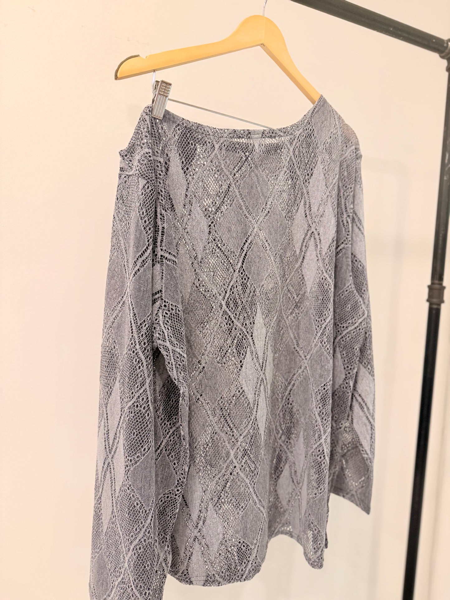 PHONY Oversized mesh top