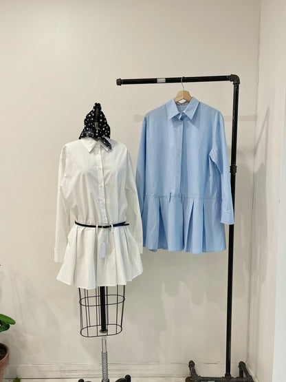 JOSIE Pleated shirtdress