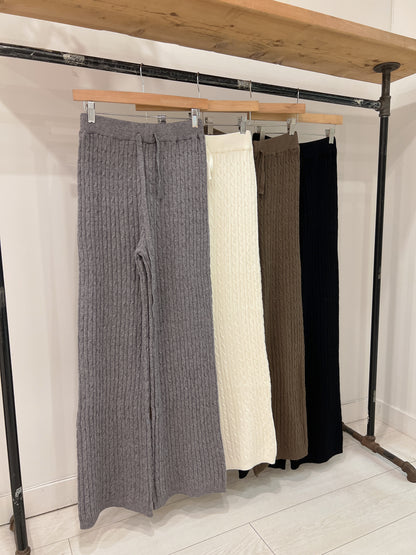 SARE Cable-knit pants