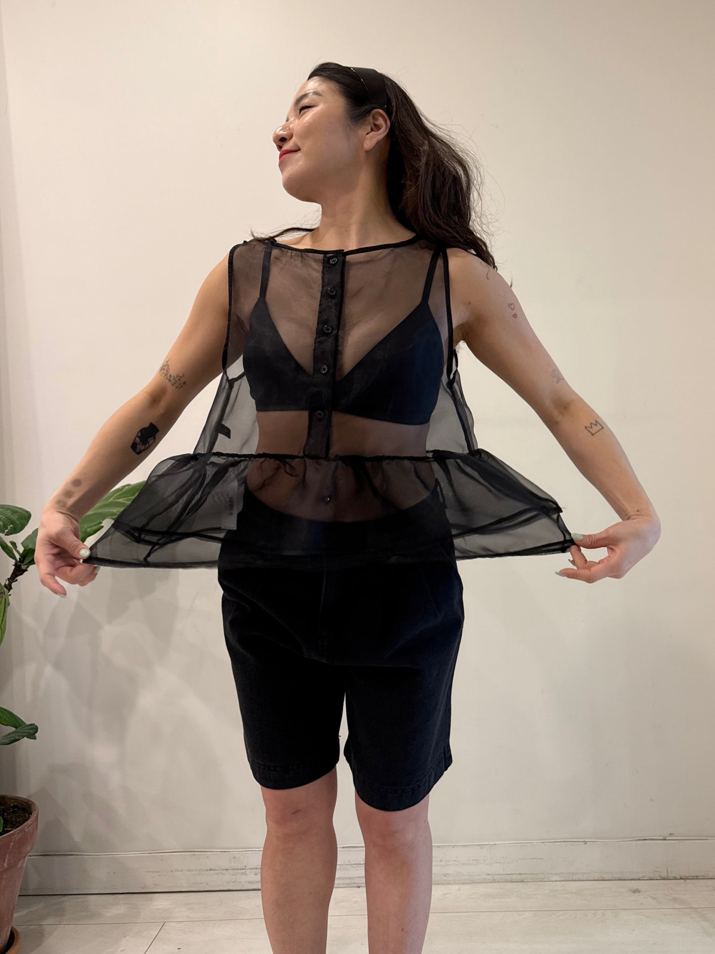 MOOD Sheer top