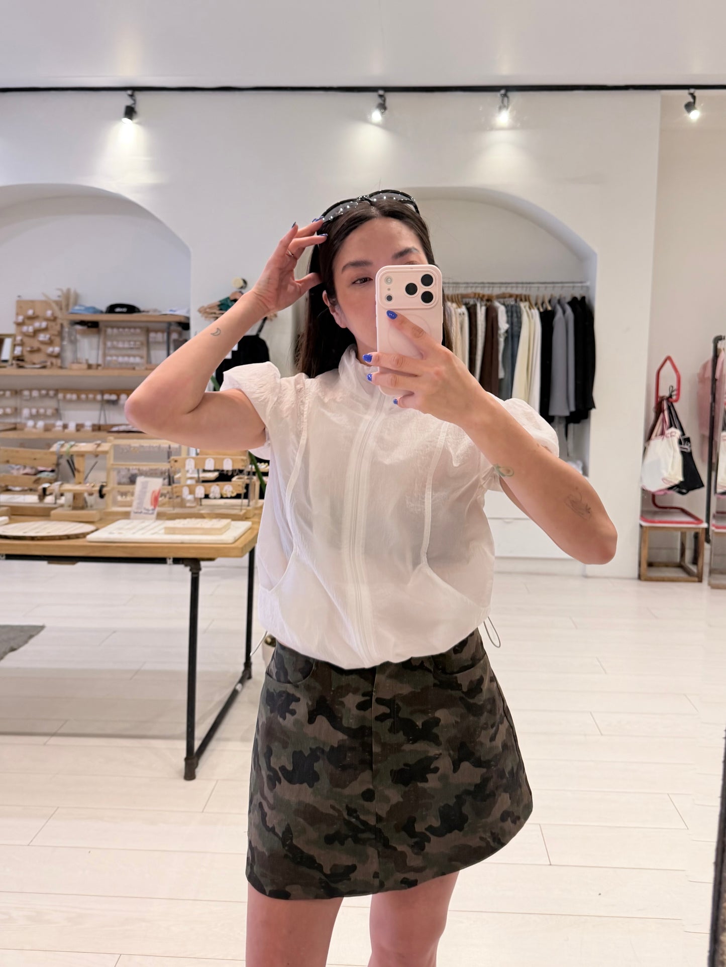 INGRID Cropped windbreaker